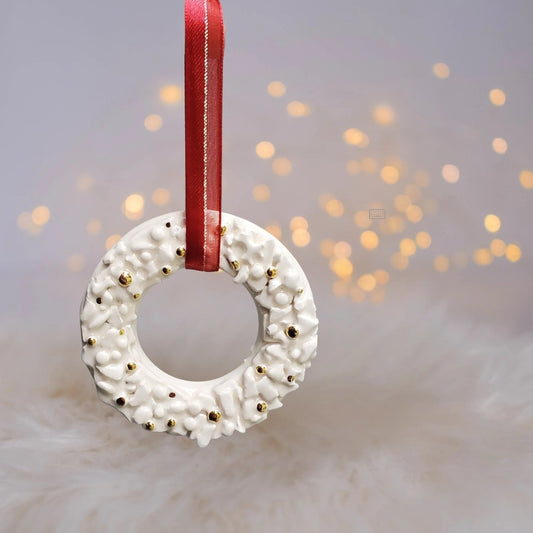 Ceramic Wreath Ornament